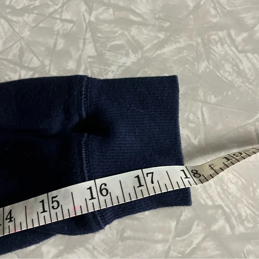 girls justice sport cropped hoodie‎ navy blue neon size 12